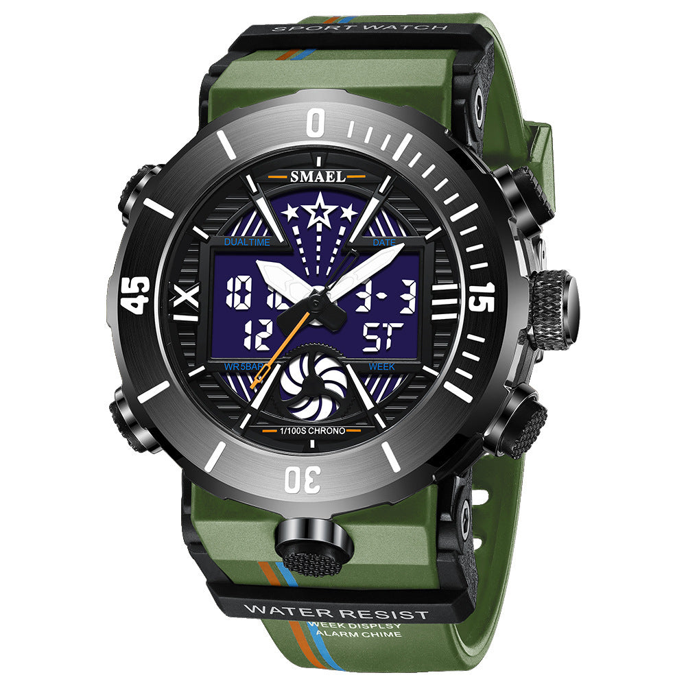 Sports Waterproof Trend Electronic Men's Watch